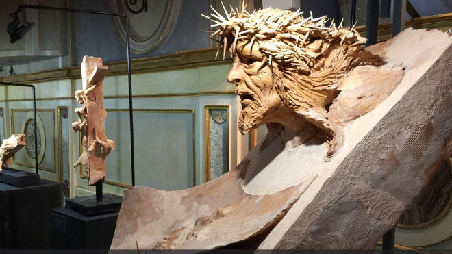 Obras de arte en un museo diocesano