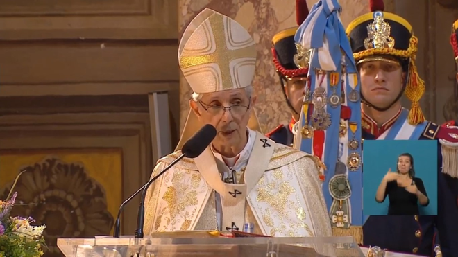 Cardenal Pili, arzobispo de Buenso aires y primado de Argentina