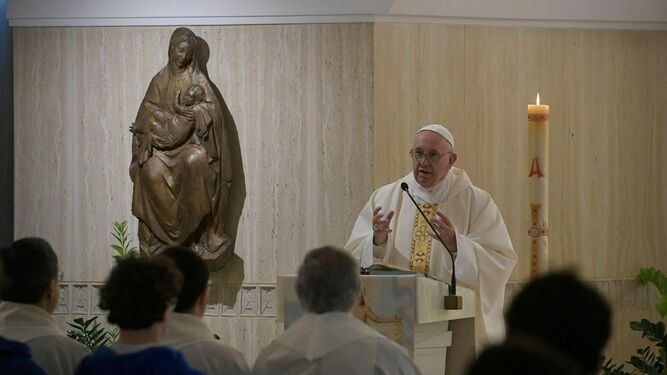 Homilía de Francisco en Santa Marta sobre el Espíritu