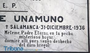 epitafio de Unamuno