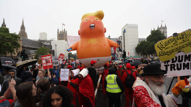 Protesta contra Trump en el Reino Unido