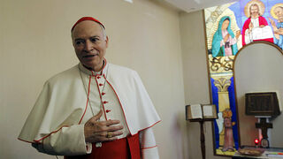 El arzobispo de México, cardenal Carlos Aguiar Retes