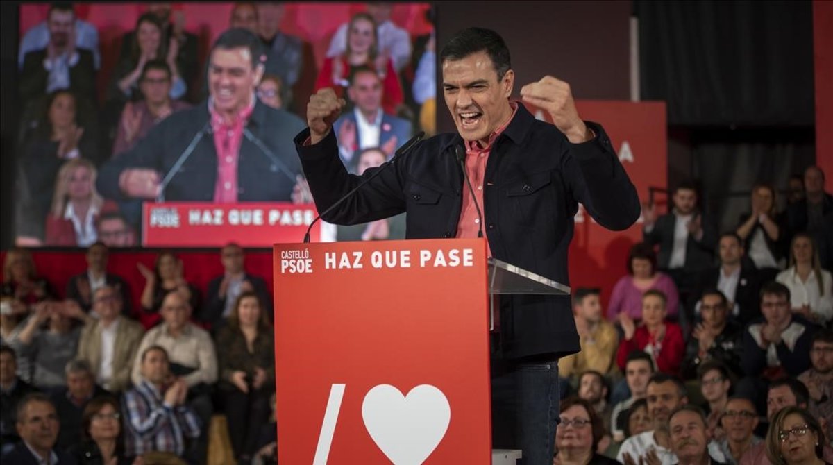 Mitin del  PSOE