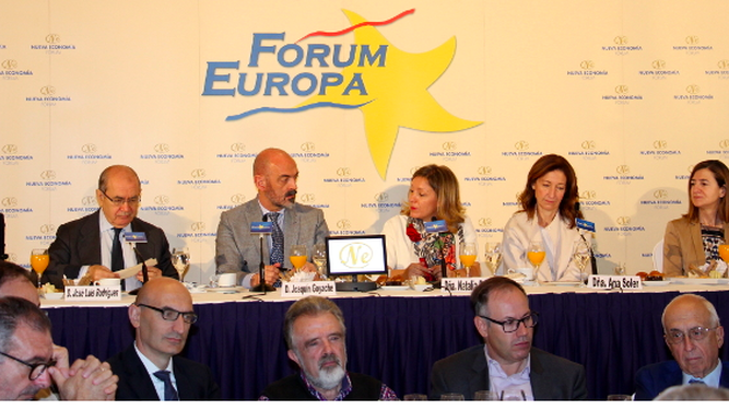 Natalia Peiro, en el Forum Europa