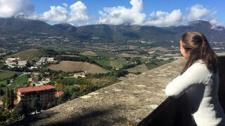 Vista de localidad italiana de Camerino