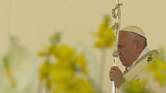 El Papa, en Camerino