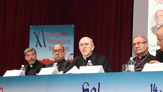 El cardenal Carlos Osoro, en el Congreso Teológico Pastoral en Cáceres