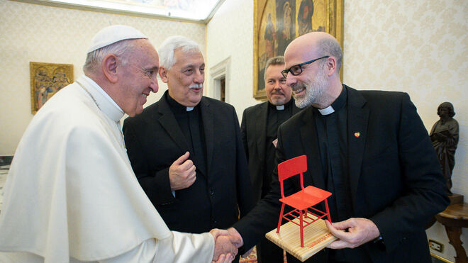 El Papa con responsables de Fe y Alegría
