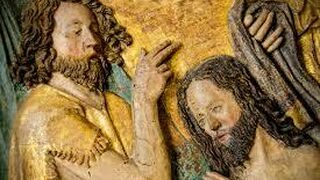 Juan Bautista y Jesús, en el Jordán