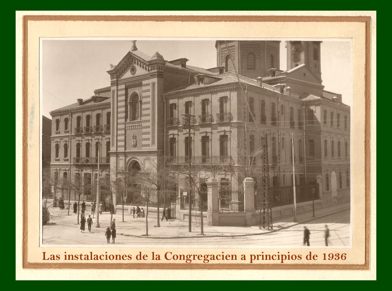 Las instalaciones antes de su quema en 1936