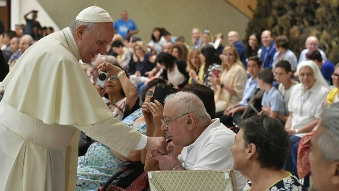 El Papa, hoy, en el Aula Pablo VI