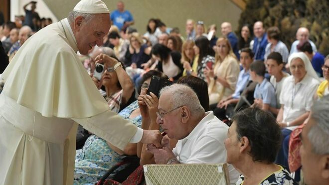 El Papa, hoy, en el Aula Pablo VI