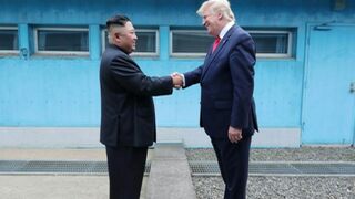 Histórica reunión entre Trump y Kim en Corea del Norte