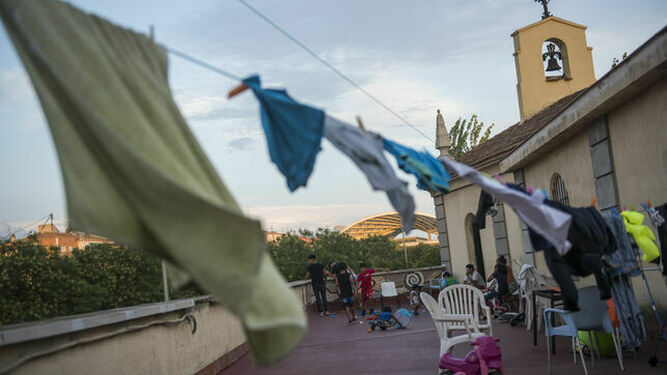 Migrantes en la parroquia San Carlos Borromeo