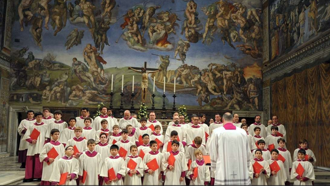 Coro en la Capilla Sixtina