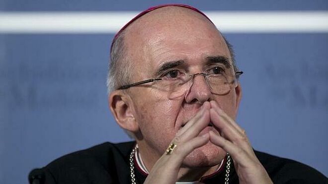 El cardenal arzobispo de Madrid, Carlos Osoro