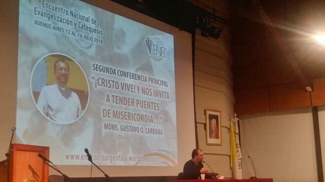 Monseñor G. Carrara en el ENEC
