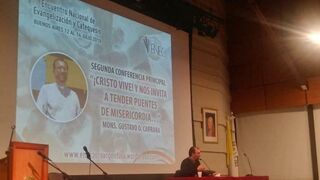 Monseñor G. Carrara en el ENEC
