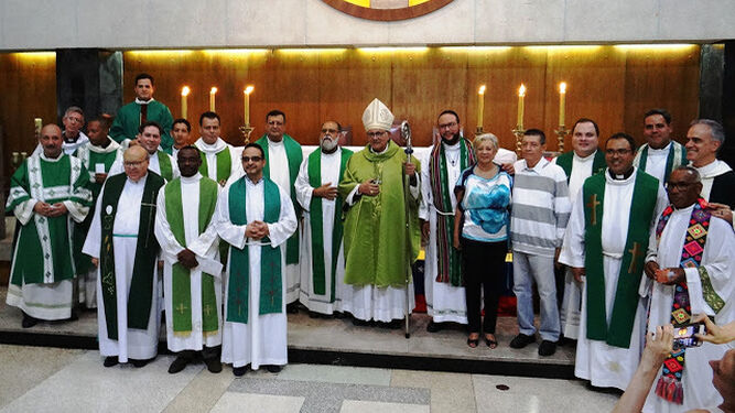 Misa del envío del misionero venezolano a Mozambique