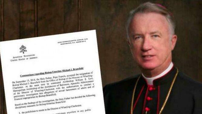 El obispo de EE.UU. Michael Bransfield, separado de la liturgia