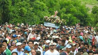 Solidaridad con Rolando Álvarez durante la peregrinación