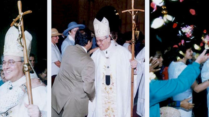 Saludos en su 25 aniversario de episcopado, en 2004