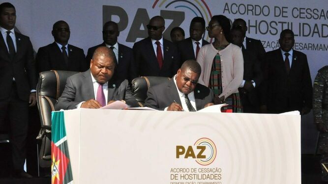 Cese de hostilidades en Mozambique