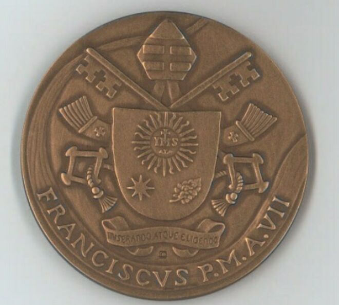 Medalla conmemorativa del VII aniversario del pontificado de Francisco