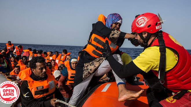 Rescate en el Open Arms