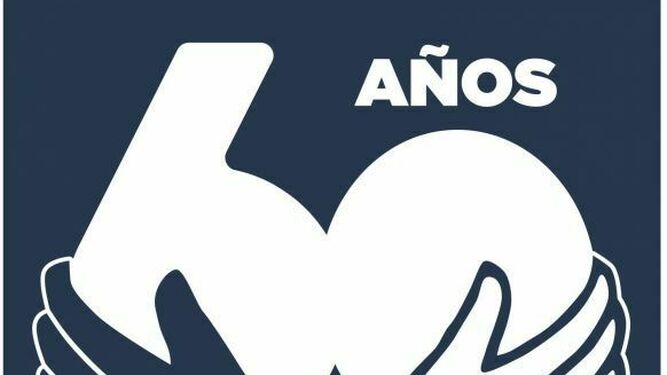 Logo 60 años de Manos Unidas