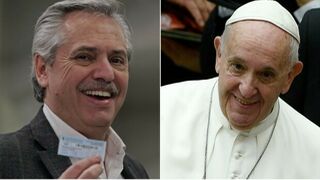 Alberto Fernández y el Papa Francisco