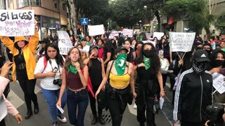 Marcha de las mujeres en Ciudad de México