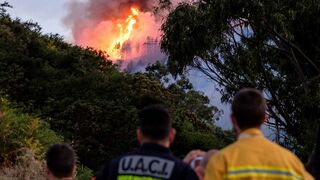 Incendio en Canarias