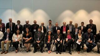Participantes de la X Asamblea Mundial de Religiones por la Paz