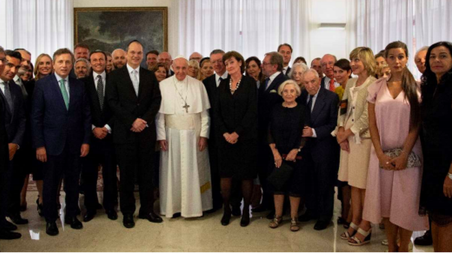 Francisco recibe a la Fundación HispanoJudía
