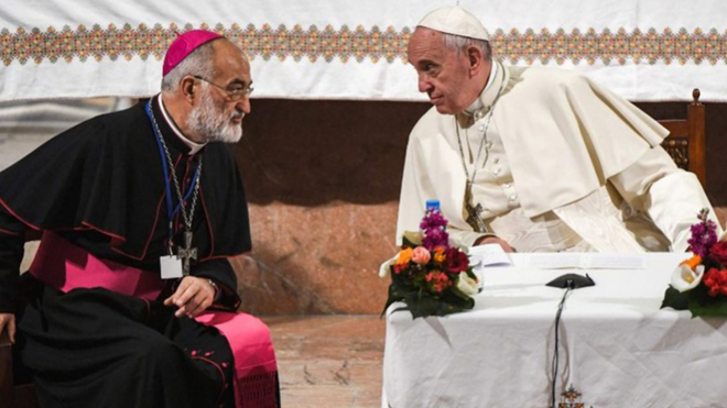 El Papa y Cristóbal López