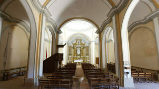 Interior del Santuario del Tremedal en Orihuela del Tremedal