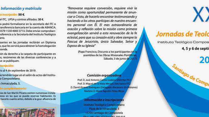 Jornadas en el Instituto Teológico Compostelano