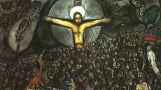 Crucifixión, Chagall