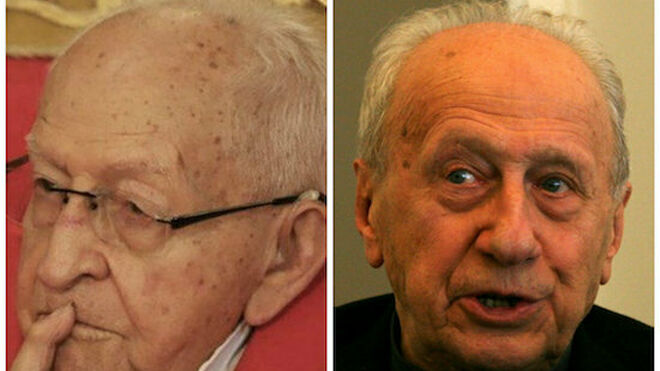 Los cardenales Pimiento y Etchegaray