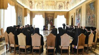 Audiencia del Papa Francisco con los miembros del Sínodo de la Iglesia greco-católica ucraniana en la apertura de los trabajos