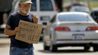 Mendigo en California