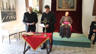 Foto de la toma de posesión en Plasencia