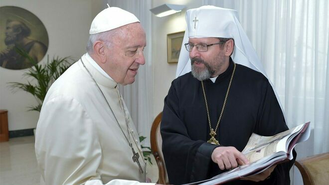 Shevchuk, con el Papa