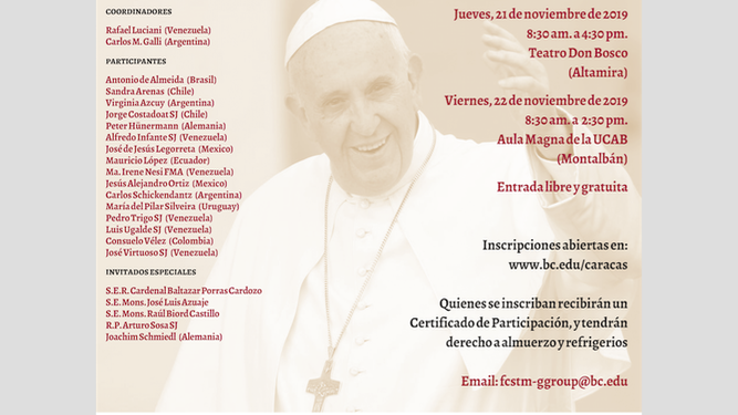 Reforma de estructuras en la Iglesia de hoy. Programa