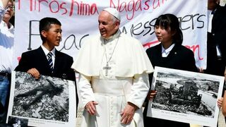 El Papa, con jóvenes de Hiroshima y Nagasaki