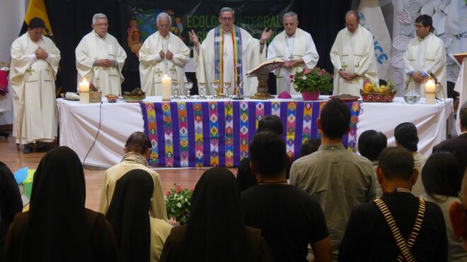 Clausura del Congreso sobre Ecología Intagral y Sínodo Amazónico, en Quito