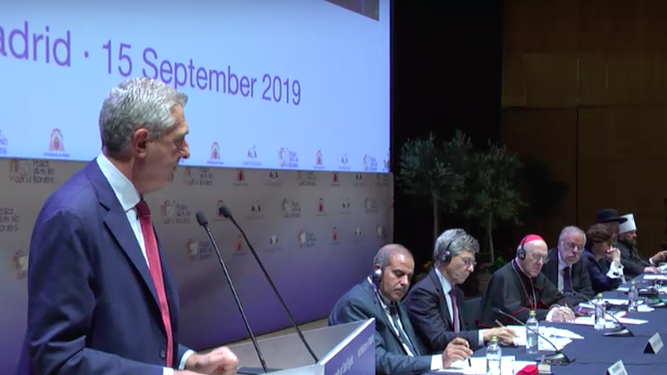 El Alto Comisionado de Naciones Unidas, en su intervención
