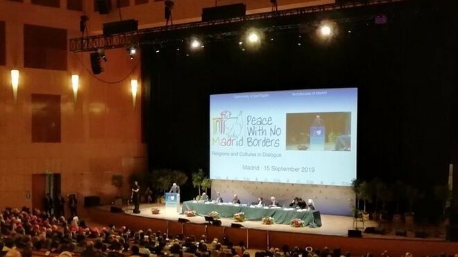 Inauguración del Encuentro por la Paz de Sant'Egidio en Madrid
