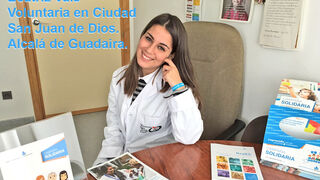 Voluntaria en un proyecto de San Juan de Dios